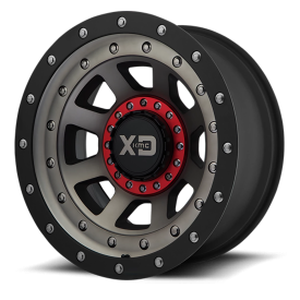 XD XD137 FMJ Wheel - 17x9 Satin Black w/ Dark Tint Rim (5x127/139.7 Bolt Pattern, -12mm Offset, 7...