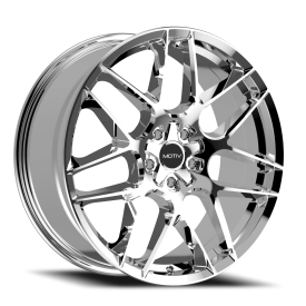 Motiv 435C Foil Wheel - 18x8 Chrome Rim (5x114.3/120 Bolt Pattern, +42mm Offset, 73.1mm Hub)