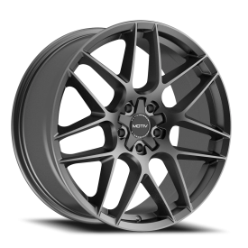 Motiv 435G Foil Wheel - 18x8 Gunmetal Rim (5x100/112 Bolt Pattern, +42mm Offset, 73.1mm Hub)