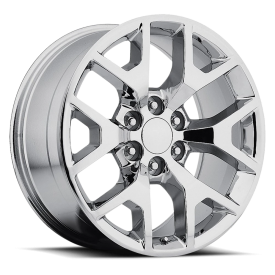 Strada OE Replica R150 GMC Sierra Wheel - 22x9 Chrome Rim (6x139.7 Bolt Pattern, +31mm Offset, 78...