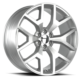 Strada OE Replica R150 GMC Sierra Wheel - 20x9 Silver w/ Machined Rim (6x139.7 Bolt Pattern, +31m...