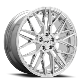 Niche M249 Gamma Wheel - 18x8 Chrome Rim (5x120 Bolt Pattern, +40mm Offset, 72.56mm Hub)