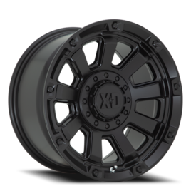 XD XD852 Gauntlet Wheel - 20x10 Satin Black Rim (6x135/139.7 Bolt Pattern, -18mm Offset, 106.1mm ...