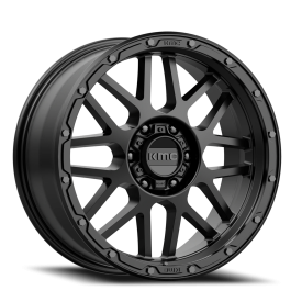 KMC KM535 Grenade Off-Road Wheel - 17x9 Matte Black Rim (6x139.7 Bolt Pattern, -12mm Offset, 106....