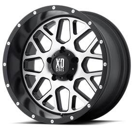 XD XD820 Grenade Wheel - 20x10 Satin Black w/ Machined Face Rim (6x135 Bolt Pattern, -24mm Offset...