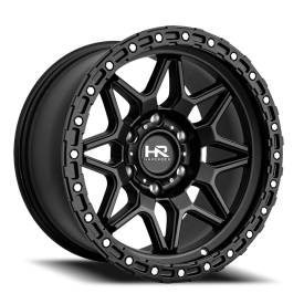 Hardrock H105 H105 Wheel - 17x9 Matte Black Rim (6x135 Bolt Pattern, +1mm Offset, 87.1mm Hub)