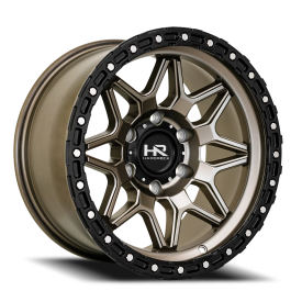 Hardrock H105 H105 Wheel - 17x9 Matte Bronze Rim (5x127 Bolt Pattern, +1mm Offset, 78.1mm Hub)