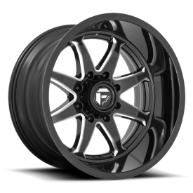 FUEL 1PC D749 GLOSS BLACK MILLED - 20X9 - 8X170 BP, 1MM Offset (1 Wheel)