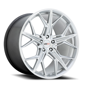 Cray Hammerhead Wheel - 18x9 Gloss Silver w/ Mirror Cut Face Rim (5x120.65 Bolt Pattern, +50mm Of...
