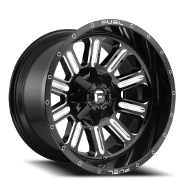 Fuel Hardline Wheels - Gloss Black / Milled
