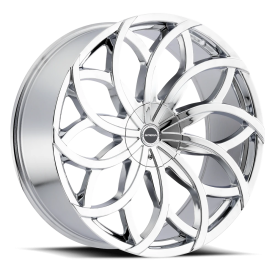 Strada S61 Huracan Wheel - 20x8.5 Chrome Rim (5x114.3/120 Bolt Pattern, +30mm Offset, 74.1mm Hub)