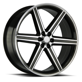 Strada OE Replica R148 IROC Wheel - 28x10 Gloss Black w/ Machined Rim (6x139.7 Bolt Pattern, +20m...