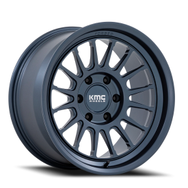 KMC KM447LX Impact Forged Wheel - 18x9 Metallic Blue Rim (6x139.7 Bolt Pattern, -12mm Offset, 106...