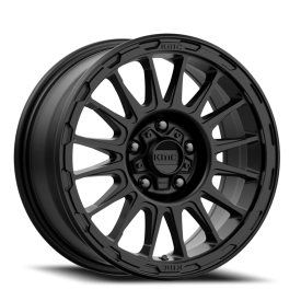KMC KM542 Impact Wheel - 18x9 Satin Black Rim (6x139.7 Bolt Pattern, +18mm Offset, 106.25mm Hub)