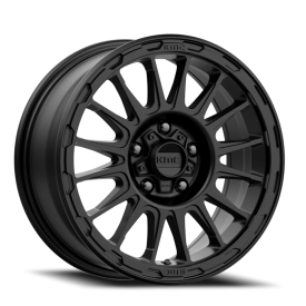 KMC KM542 Impact Wheel - 17x8.5 Satin Black Rim (8x165.1 Bolt Pattern, 0mm Offset, 125.1mm Hub)