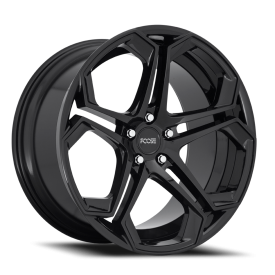 Foose F169 Impala Wheel - 20x10.5 Gloss Black Rim (5x115 Bolt Pattern, +20mm Offset, 71.5mm Hub)