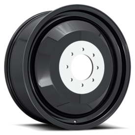 XD XD001 Inner Rear Dually Wheel - 22x8.25 Gloss Black Rim (8x165.1 Bolt Pattern, +125mm Offset, ...