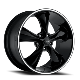 Foose F104 Legend Wheel - 18x8.5 Gloss Black Rim (5x120 Bolt Pattern, +34mm Offset, 72.6mm Hub)