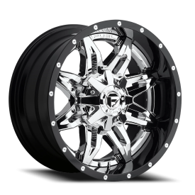 Fuel Lethal Wheels - Chrome / Gloss Black Lip
