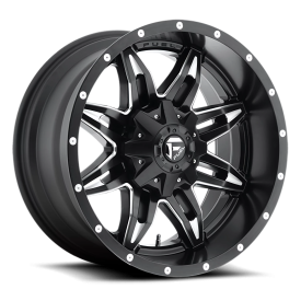 FUEL 1PC D567 MATTE BLACK MILLED - 18X9 - 8X6.5 BP, 1MM Offset (1 Wheel)