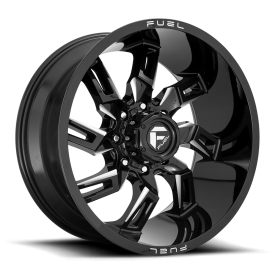 Fuel Lockdown Wheels - Gloss Black / Milled
