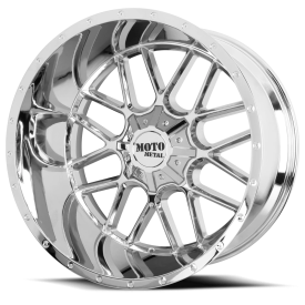 Moto Metal MO986 Siege Wheel - 20x12 Chrome Rim (6x135/139.7 Bolt Pattern, -44mm Offset, 106.25mm...