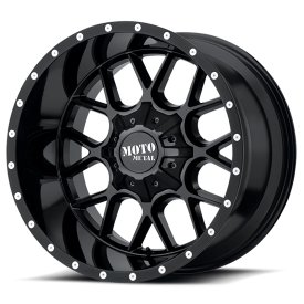 Moto Metal MO986 Siege Wheel - 20x10 Gloss Black Rim (5x127/139.7 Bolt Pattern, -18mm Offset, 78....