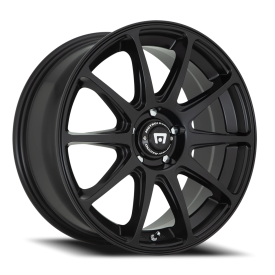 Motegi MR127 CS10 Wheel - 17x8 Satin Black Rim (5x114.3 Bolt Pattern, +38mm Offset, 72.6mm Hub)