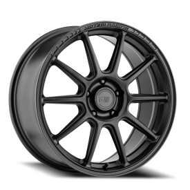 Motegi MR140 SS10 Wheel - 18x8.5 Satin Black Rim (5x114.3 Bolt Pattern, +35mm Offset, 72.6mm Hub)