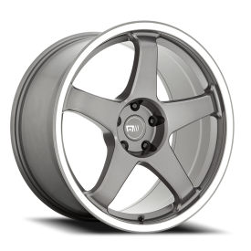 Motegi MR151 CS5 Wheel - 19x9.5 Gunmetal w/ Machined Lip Rim (5x100 Bolt Pattern, +40mm Offset, 5...