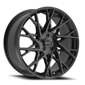 Motiv 430B Maestro Wheel - 18x8 Black Rim (5x108/112 Bolt Pattern, +40mm Offset, 73.1mm Hub)