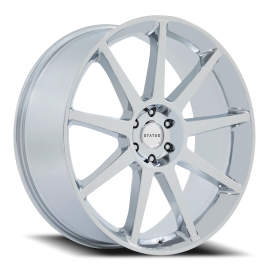 Status ST002 Mammoth Wheel - 22x9.5 Chrome Rim (6x135 Bolt Pattern, +25mm Offset, 87.1mm Hub)