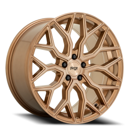 Niche M263 Mazzanti Wheel - 19x8.5 Brushed Bronze Rim (5x112 Bolt Pattern, +25mm Offset, 66.5mm H...