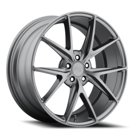 Niche M116 Misano Wheel - 18x8 Matte Gunmetal Rim (5x120 Bolt Pattern, +40mm Offset, 72.6mm Hub)