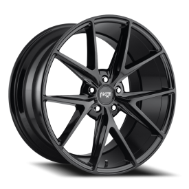 Niche 1PC M119 Gloss Black - 20X10 - 5X120 Bolt Pattern , 40 Offset