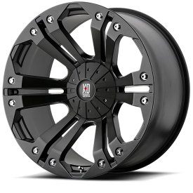 XD XD778 Monster Wheel - 18x9 Matte Black Rim (5x127/135 Bolt Pattern, -12mm Offset, 87.1mm Hub)
