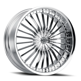 2Crave No.26 Wheel - 18x7.5 Chrome Rim (5x100/114.3 Bolt Pattern, +40mm Offset, 72.56mm Hub)