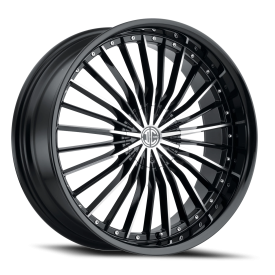 2Crave No.26 Wheel - 18x7.5 Gloss Black w/ Machined Face Rim (4x100/114.3 Bolt Pattern, +40mm Off...