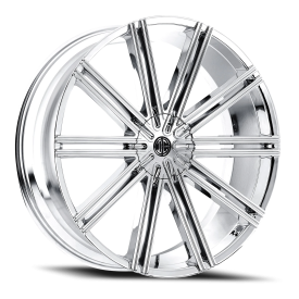 2Crave No.37 Wheel - 20x8.5 Chrome Rim (5x105/114.3 Bolt Pattern, +40mm Offset, 74.1mm Hub)