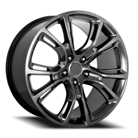 Performance Replicas PR137 Wheel - 17x8 Hyper Silver Dark Rim (5x127 Bolt Pattern, +34mm Offset, ...