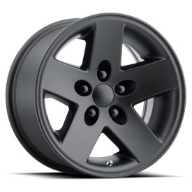 Performance Replicas PR185 Wheel - 16x8 Matte Black Rim (5x114.3 Bolt Pattern, 0mm Offset, 71.5mm...