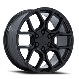 Performance Replicas PR233 Wheel - 22x9 Gloss Black Rim (6x139.7 Bolt Pattern, +28mm Offset, 78.1...