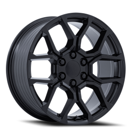 Performance Replicas PR233 Wheel - 22x9 Satin Black Rim (6x139.7 Bolt Pattern, +28mm Offset, 78.1...