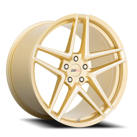 Cray Panthera Wheel - 21x12 Gloss Gold w/ Mirror Cut Face Rim (5x120 Bolt Pattern, +52mm Offset, ...