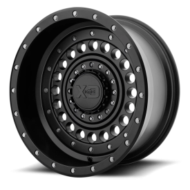 XD XD136 Panzer Wheel - 20x9 Satin Black Rim (5x127/139.7 Bolt Pattern, 0mm Offset, 78.3mm Hub)