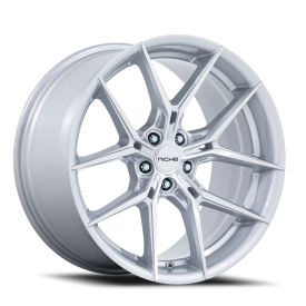 Niche NC279 Prodigy 5 NC279 Wheel - 18x8.5 Silver w/ Machined Face Rim (5x112 Bolt Pattern, +42mm...