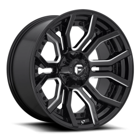 Fuel Rage Wheels - Gloss Black / Milled
