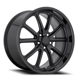 US Mags U123 Rambler Wheel - 22x9 Gloss Black w/ Matte Black Rim (5x127 Bolt Pattern, +1mm Offset...