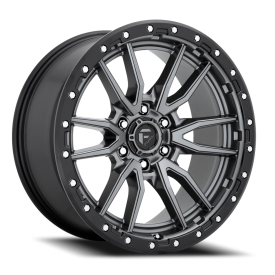 FUEL 1PC D680 MATTE GUN METAL BLACK BEAD RING - 18X9 - 6X120 BP, 20MM Ofs 1 Whl