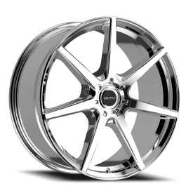 Motiv 432C Rigor Wheel - 18x7.5 Chrome Rim (5x108/112 Bolt Pattern, +40mm Offset, 73.1mm Hub)